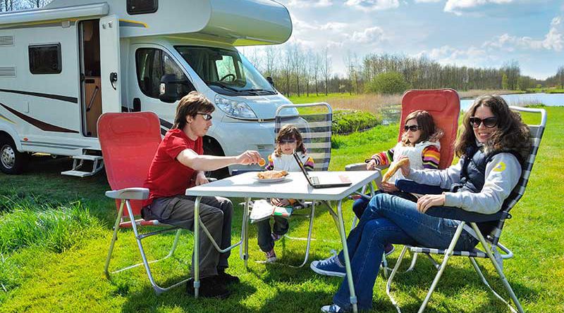 Camping mit dem Wohmobil - Freizeit und Reisen.