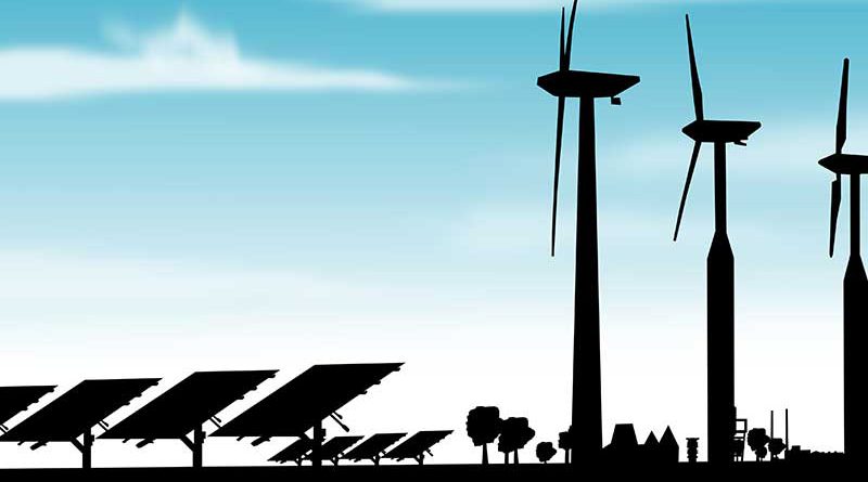 Umwelttechnik, erneuerbare, regenerative Energien, Windkraft, Solar.