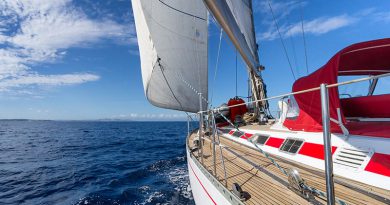 Bootsfahrten, Yachten und Segelschiffe.