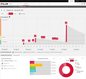 Polar Flow M600 Training Erholungsstatus