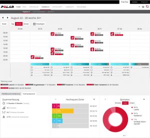 Polar Flow M600 Training Tagebuch