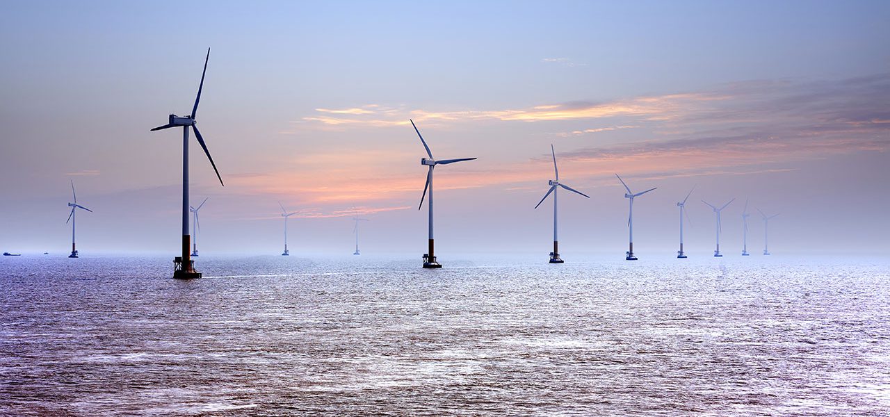 Windkraftanlagen - Windenergie bringt Strom für die Zukunft.
