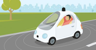 Automobile und Mobilität - selbstfahrendes Auto.