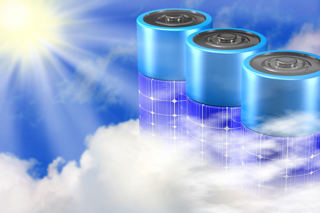 Energiespeicher, Akku und Batterien.