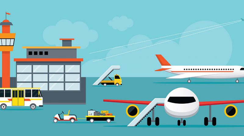 Flughafenausrüstung - Sicherheitsmaßnahmen in der Flughafenindustrie.