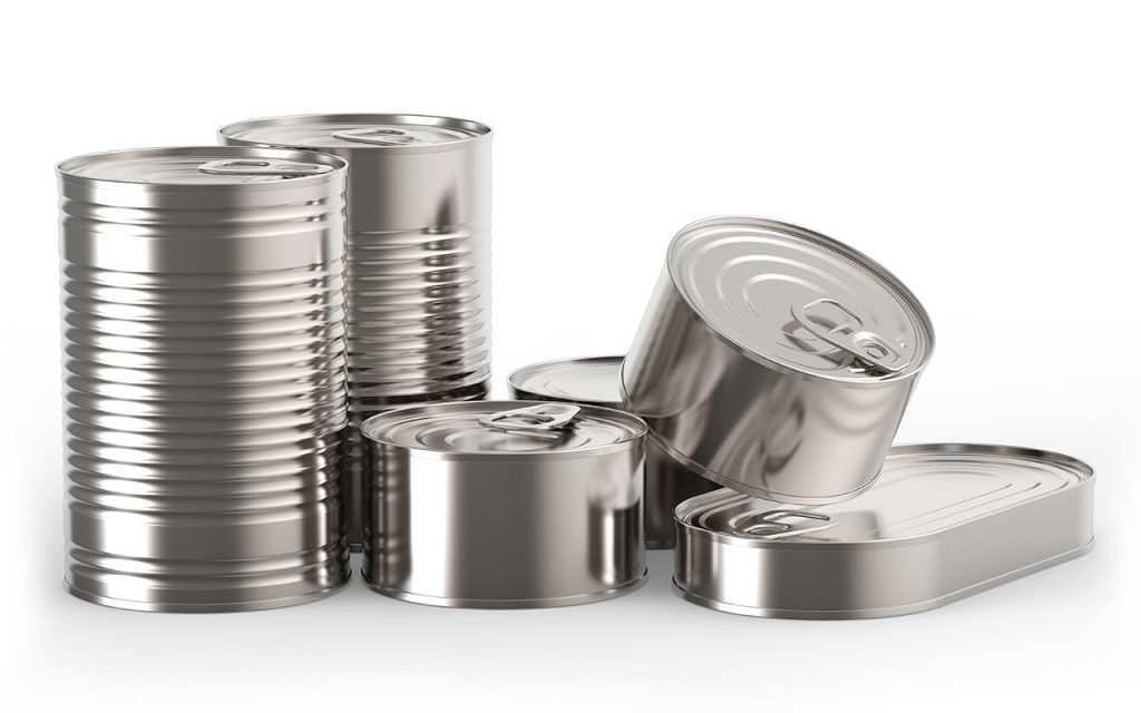 Metallverpackungen wie Konserven - die Metallverpackungsindustrie.