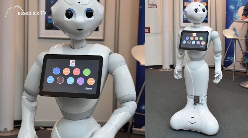 Roboter Pepper vorgestellt von Humanizing Technologies und Duo